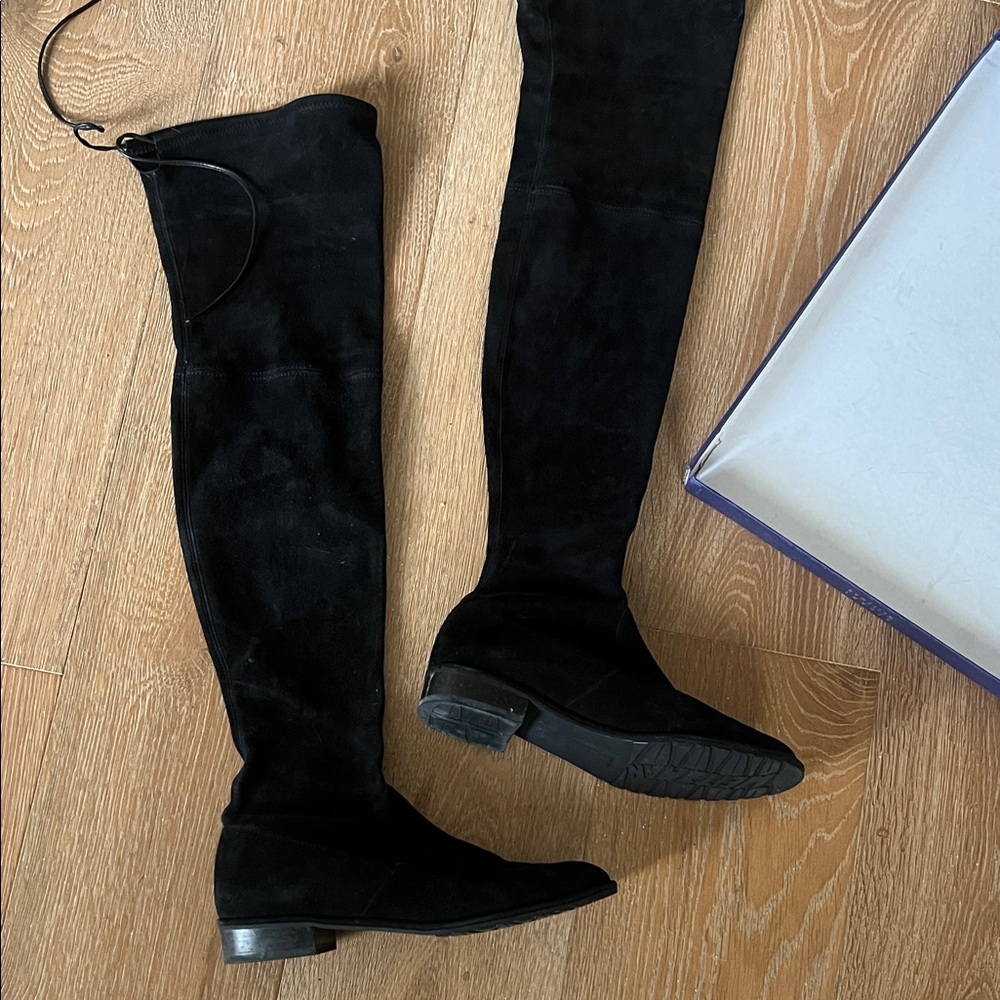 Stuart Weitzman Black lowland  Over-the-Knee Boots
